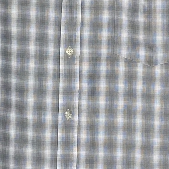 Billabong Gray Gingham Plaid Long Sleeve Button Down Casual Shirt XL - Picture 7 of 11